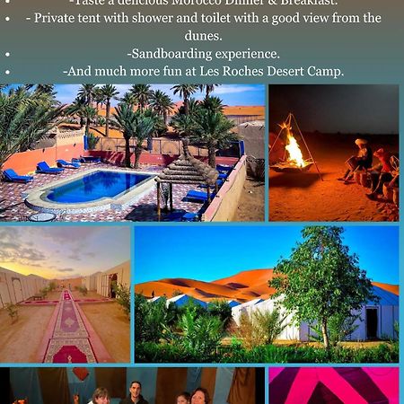 Les Roches Desert Camp Merzouga Exteriér fotografie